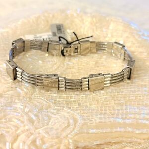 NWT Sorrelli Stainless Steel Cable Bracelet